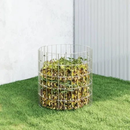 Gartenkomposter aus verzinktem Stahl Ø50x50 cm von , Komposter - Ref: Foro24-3115941, Preis: 31,33 €, Rabatt: %