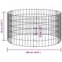 Compostador de jardín acero galvanizado Ø100x50 cm de , Compostadores - Ref: Foro24-3115943, Precio: 44,87 €, Descuento: %