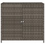 Gartenschrank aus grauem PE-Rattan, 83 x 45 x 76 cm von , Aufbewahrungsboxen für den Außenbereich - Ref: Foro24-365545, Preis...