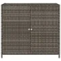 Gartenschrank aus grauem PE-Rattan, 83 x 45 x 76 cm von , Aufbewahrungsboxen für den Außenbereich - Ref: Foro24-365545, Preis...