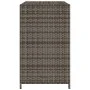 Gartenschrank aus grauem PE-Rattan, 83 x 45 x 76 cm von , Aufbewahrungsboxen für den Außenbereich - Ref: Foro24-365545, Preis...