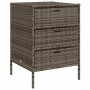 Gartenschrank aus grauem PE-Rattan, 55 x 59 x 80 cm von , Aufbewahrungsboxen für den Außenbereich - Ref: Foro24-365553, Preis...