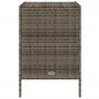 Gartenschrank aus grauem PE-Rattan, 55 x 59 x 80 cm von , Aufbewahrungsboxen für den Außenbereich - Ref: Foro24-365553, Preis...