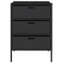 Schwarzer Gartenschrank aus PE-Rattan, 55 x 59 x 80 cm von , Aufbewahrungsboxen für den Außenbereich - Ref: Foro24-365551, Pr...