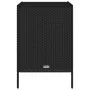 Schwarzer Gartenschrank aus PE-Rattan, 55 x 59 x 80 cm von , Aufbewahrungsboxen für den Außenbereich - Ref: Foro24-365551, Pr...
