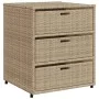 Beigefarbener Gartenschrank aus PE-Rattan, 55 x 59 x 69 cm von , Aufbewahrungsboxen für den Außenbereich - Ref: Foro24-365558...
