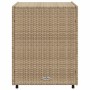 Beigefarbener Gartenschrank aus PE-Rattan, 55 x 59 x 69 cm von , Aufbewahrungsboxen für den Außenbereich - Ref: Foro24-365558...