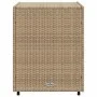 Beigefarbener Gartenschrank aus PE-Rattan, 55 x 59 x 69 cm von , Aufbewahrungsboxen für den Außenbereich - Ref: Foro24-365558...