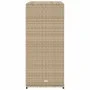 Beigefarbener Gartenschrank aus PE-Rattan, 105 x 55 x 113 cm von , Aufbewahrungsboxen für den Außenbereich - Ref: Foro24-3655...