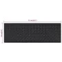 Gummi-Stufenmatten 10 Stück Gummi 25x75 cm von , Treppenmatten - Ref: Foro24-155643, Preis: 64,03 €, Rabatt: %