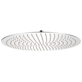 Runder Duschkopf mit Regeneffekt aus Edelstahl, 20 cm von , Duschköpfe - Ref: Foro24-142158, Preis: 68,45 €, Rabatt: %