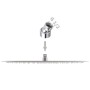 Runder Duschkopf mit Regeneffekt aus Edelstahl, 20 cm von , Duschköpfe - Ref: Foro24-142158, Preis: 68,45 €, Rabatt: %