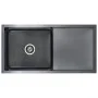 Fregadero de cocina hecho a mano acero inoxidable negro de , Fregaderos - Ref: Foro24-145086, Precio: 179,72 €, Descuento: %