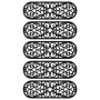 Alfombrillas de escalera de goma 5 uds 25x75 cm de , Alfombrillas para escalones - Ref: Foro24-155632, Precio: 46,69 €