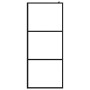 Shower screen with ESG glass shelf and black aluminum 100x195cm by , Shower walls and screens - Ref: Foro24-3185471, Price: 2...