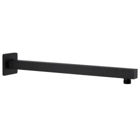 Barra de soporte ducha cuadrada acero inox 201 negro 40 cm de , Puertas de ducha - Ref: Foro24-147733, Precio: 22,41 €, Descu...