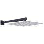 Quadratische Duschstange aus Edelstahl 201, schwarz, 40 cm von , Duschtüren - Ref: Foro24-147733, Preis: 22,84 €, Rabatt: %