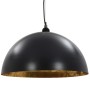 Deckenlampen 2 Stück schwarz und gold halbkugelförmig 50 cm E27 von vidaXL, Lampen - Ref: Foro24-50877, Preis: 170,39 €, Raba...