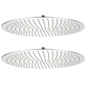 Rain effect shower head 2 pcs stainless steel Ø 50 cm by , shower heads - Ref: Foro24-275938, Price: 131,64 €, Discount: %