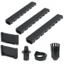 3 plastic drainage channels, 3 meters each by , Drains - Ref: Foro24-142878, Price: 66,57 €, Discount: %