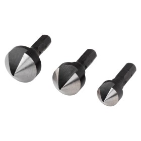wolfcraft three-piece steel countersink set 2584000 by , Drill bits and screwdriver heads - Ref: Foro24-408147, Price: 17,64 ...