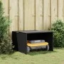 Black synthetic rattan lawnmower robot shed 86x90x52/57cm by , Lawn Mower Covers - Ref: Foro24-365404, Price: 99,46 €, Discou...