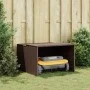 Mähroboter Haus synthetisches Rattan braun 86x90x52/57 cm von , Rasenmäherabdeckungen - Ref: Foro24-365405, Preis: 97,50 €, R...