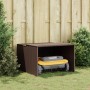 Mähroboter Haus synthetisches Rattan braun 86x90x52/57 cm von , Rasenmäherabdeckungen - Ref: Foro24-365405, Preis: 80,21 €, R...