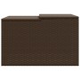 Mähroboter Haus synthetisches Rattan braun 86x90x52/57 cm von , Rasenmäherabdeckungen - Ref: Foro24-365405, Preis: 80,21 €, R...