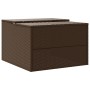 Mähroboter Haus synthetisches Rattan braun 86x90x52/57 cm von , Rasenmäherabdeckungen - Ref: Foro24-365405, Preis: 80,21 €, R...