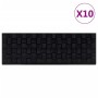 Gummi-Stufenmatten 10 Stück Gummi 25x75 cm von , Treppenmatten - Ref: Foro24-155635, Preis: 56,37 €, Rabatt: %