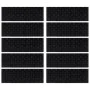 Gummi-Stufenmatten 10 Stück Gummi 25x75 cm von , Treppenmatten - Ref: Foro24-155635, Preis: 54,99 €, Rabatt: %