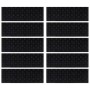 Gummi-Stufenmatten 10 Stück Gummi 25x75 cm von , Treppenmatten - Ref: Foro24-155635, Preis: 56,37 €, Rabatt: %