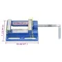 Mordaza para taladro hierro fundido azul 76 mm de , Taladradora de columna - Ref: Foro24-154631, Precio: 19,94 €, Descuento: %