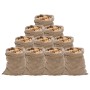 Sacos de yute 10 unidades 60x105 cm 100% yute 220 g/m² de , Maletas y bolsos de viaje - Ref: Foro24-155778, Precio: 36,07 €, ...