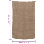 Sacos de yute 10 unidades 60x105 cm 100% yute 220 g/m² de , Maletas y bolsos de viaje - Ref: Foro24-155778, Precio: 36,07 €, ...