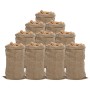Sacos de yute 10 unidades 65x135 cm 100% yute 340 g/m² de , Maletas y bolsos de viaje - Ref: Foro24-155786, Precio: 55,12 €, ...
