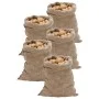 Sacos de yute 5 unidades 60x105 cm 100% yute 220 g/m² by , Suitcases and travel bags - Ref: Foro24-155777, Price: 20,38 €, Di...