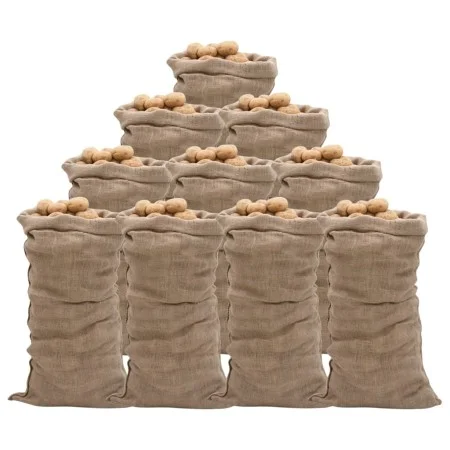 Jutesäcke 10 Stück 65x135 cm 100% Jute 220 g/m² von , Koffer und Reisetaschen - Ref: Foro24-155780, Preis: 43,00 €, Rabatt: %