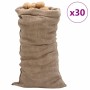 Sacos de yute 30 unidades 65x135 cm 100% yute 220 g/m² de , Maletas y bolsos de viaje - Ref: Foro24-155806, Precio: 100,95 €,...