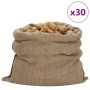 Sacos de yute 30 unidades 100x110 cm 100% yute 340 g/m² by , Suitcases and travel bags - Ref: Foro24-155810, Price: 153,49 €,...