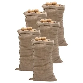 Jutebeutel 5 Stück 65x135 cm 100 % Jute 220 g/m² von , Koffer und Reisetaschen - Ref: Foro24-155779, Preis: 25,14 €, Rabatt: %