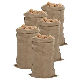 Jutebeutel 5 Stück 65x135 cm 100 % Jute 340 g/m² von , Koffer und Reisetaschen - Ref: Foro24-155785, Preis: 30,46 €, Rabatt: %