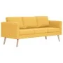 Sofá de 3 plazas de tela amarillo by vidaXL, Sofas - Ref: Foro24-281362, Price: 404,02 €, Discount: %