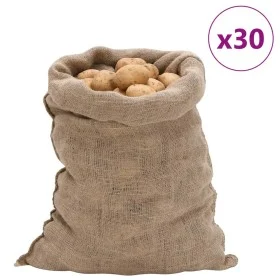 Jute bags 30 units 60x105 cm 100% jute 220 g/m² by , Suitcases and travel bags - Ref: Foro24-155805, Price: 79,82 €, Discount: %