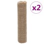 Rollos de yute 2 unidades 0,5x50 m 100% yute 200 gsm de , Decoración - Ref: Foro24-3206541, Precio: 74,98 €, Descuento: %