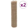 Rollos de yute 2 unidades 0,5x50 m 100% yute 200 gsm de , Decoración - Ref: Foro24-3206541, Precio: 80,13 €, Descuento: %