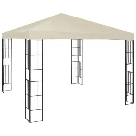 Cream-colored gazebo 3x3 meters by , Tents and gazebos - Ref: Foro24-47981, Price: 245,57 €, Discount: %