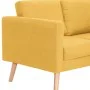 Sofá de 3 plazas de tela amarillo by vidaXL, Sofas - Ref: Foro24-281362, Price: 404,02 €, Discount: %