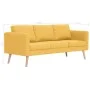 Sofá de 3 plazas de tela amarillo by vidaXL, Sofas - Ref: Foro24-281362, Price: 404,02 €, Discount: %
